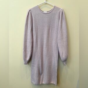 H&M Soft Lilac Long Sleeve Maternity Dress